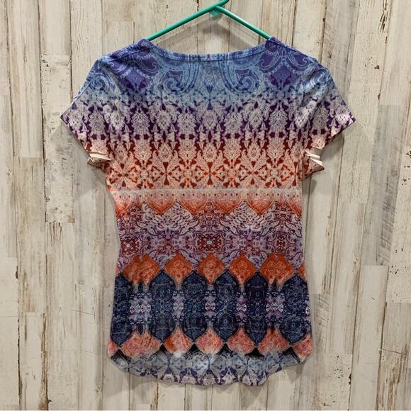 World Unity Y2K Multi Color T-shirt Tie Dye - Picture 3 of 5